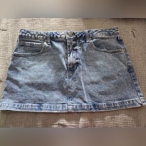 RSQ Light Blue Denim Mini Skirt